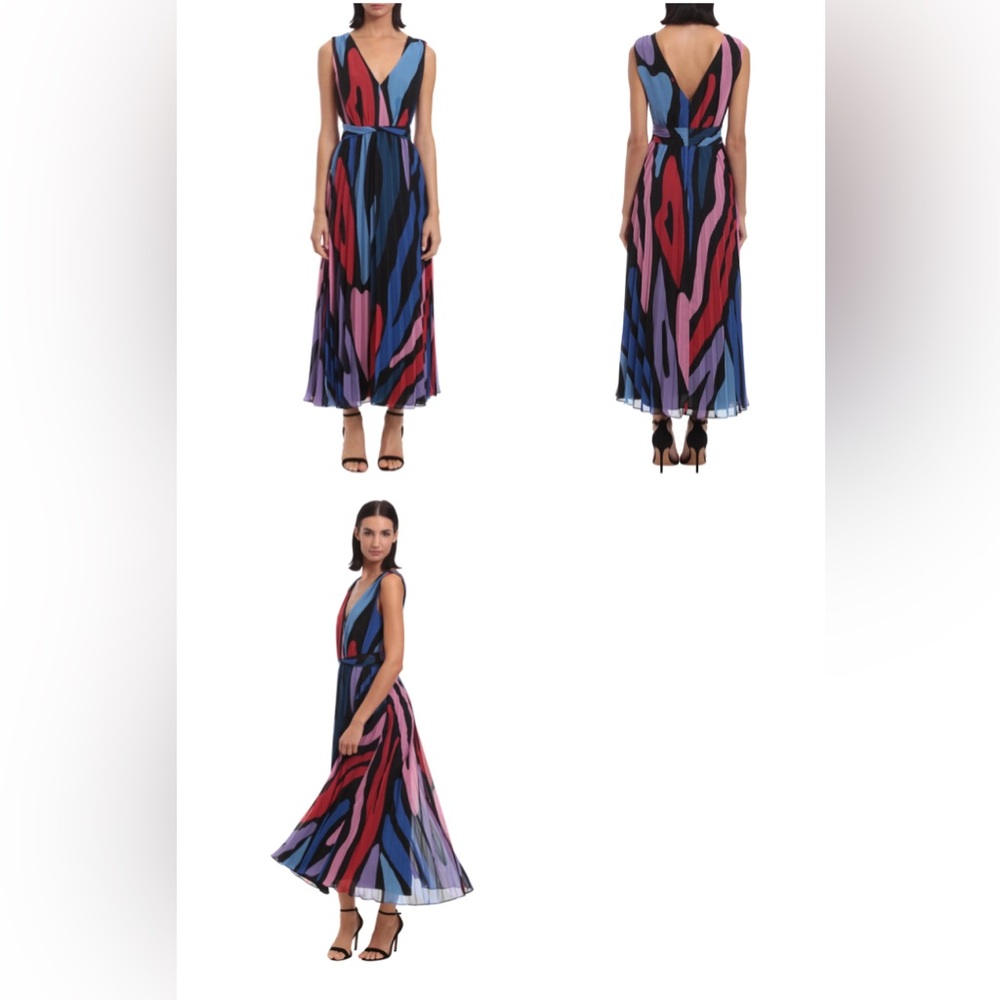 V-Neck Sleeveless Maxi Dress